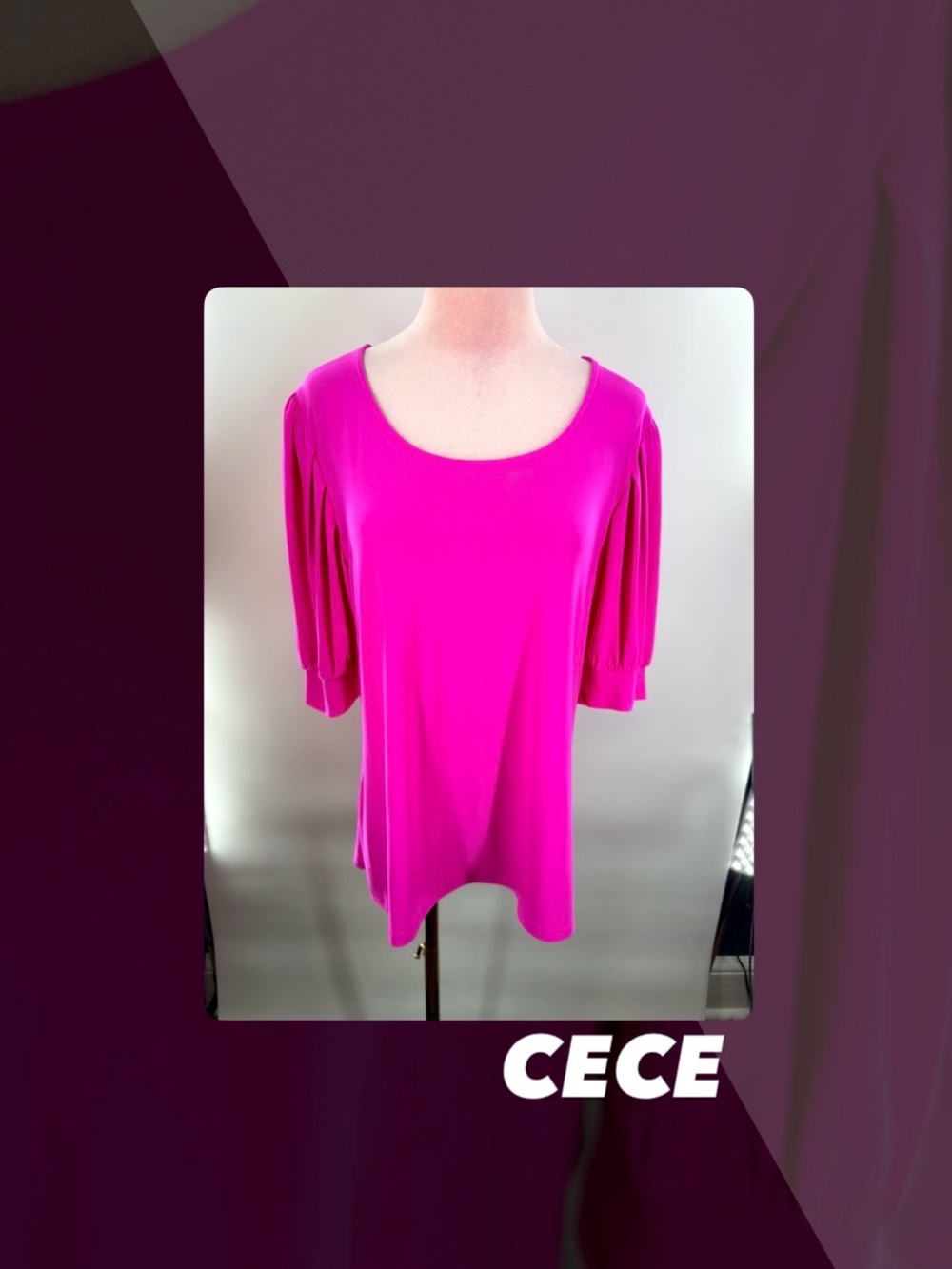EUC CeCe Puff Sleeve Tops